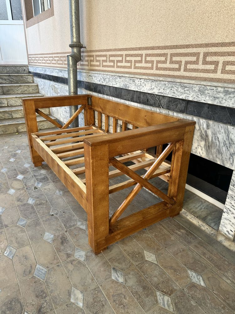 Деревянная диван для терассы для кафе, рестаранов
