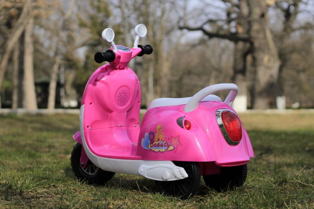 Tricicleta electric Princess 20W 6V pentru copil 2-4 ani #Roz