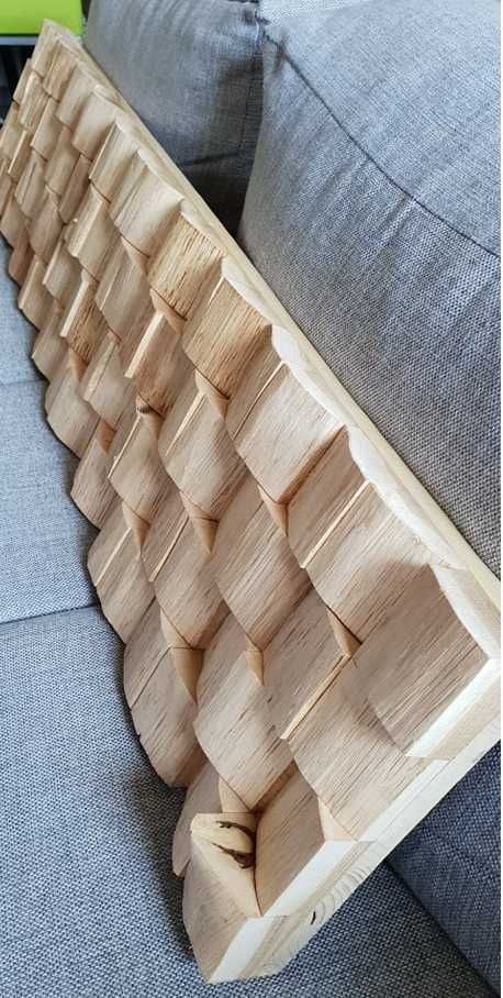 Decoratiune perete lemn 3D handmade by Nature Design & DIY