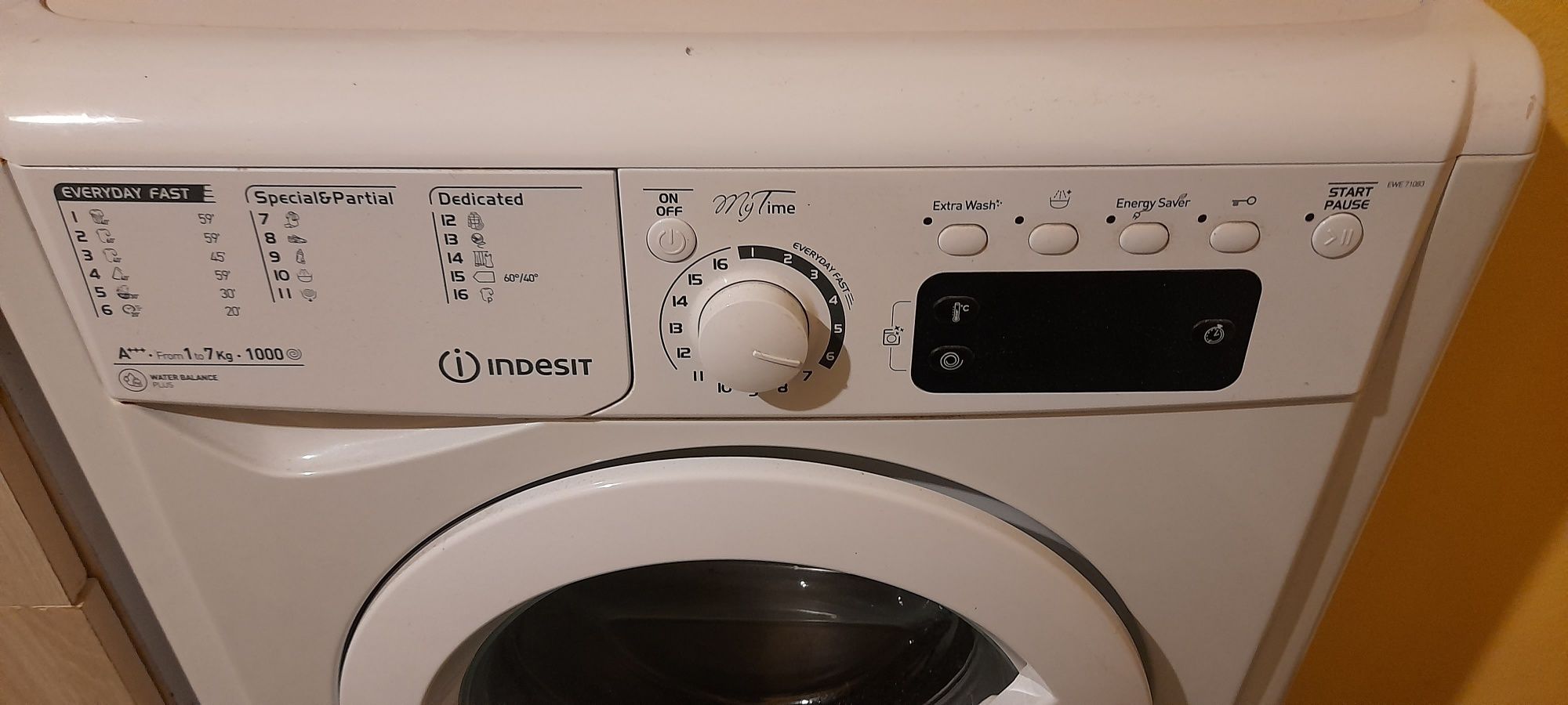 Пералня Indesit EWE 71083 W EU A+++ 7.0 kg 1000 oб/minИНВЕРТОРЕН МОТОР