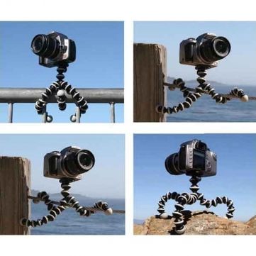 Mini Trepied Octopus marime L, XL flexibil camere video SJCAM, GOPRO