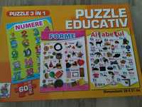 Puzzle educativ 3 in 1