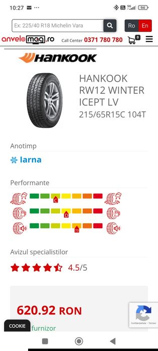 Cauciucuri de iarna 215/65R15C