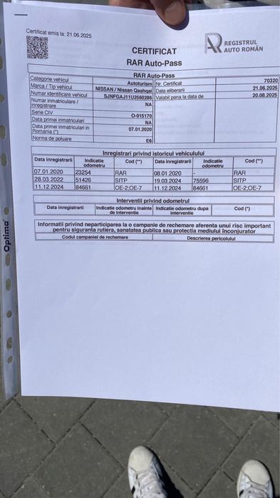 Nissan Qashqai model N-CONECTA AN 2019 uinic proprietar 87000 km