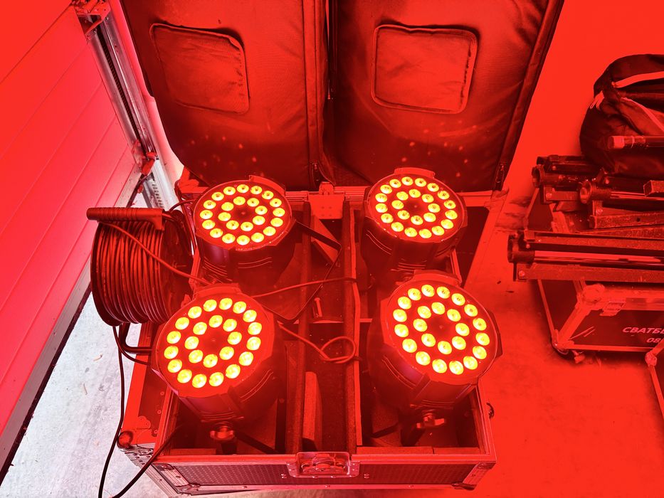 Лед парове, led par 24х18, 6 в 1 RGBWA+UV