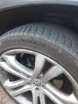 4 Jante aliaj 19 + cauciucuri all season 255/40 /originale VW +5/112