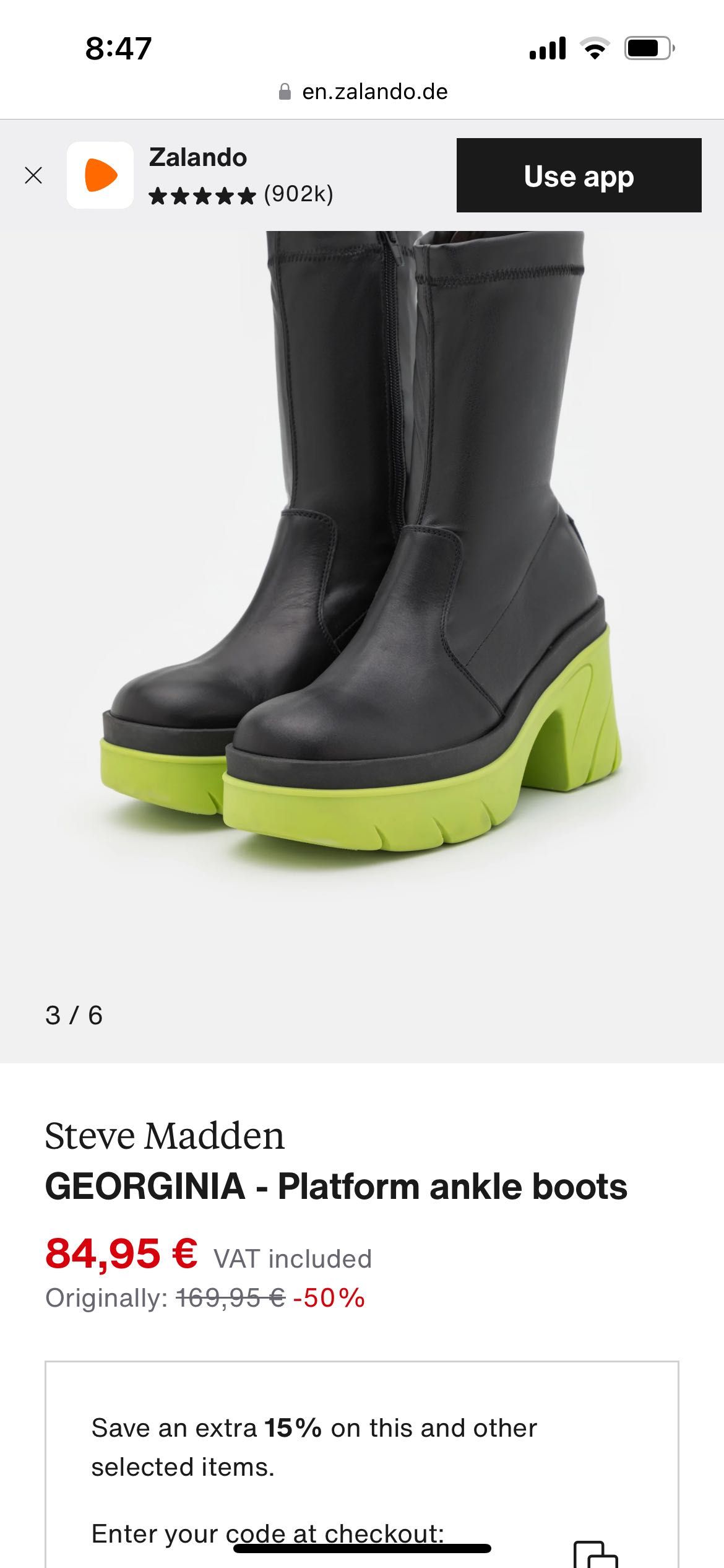 Steve Madden -естествена кожа