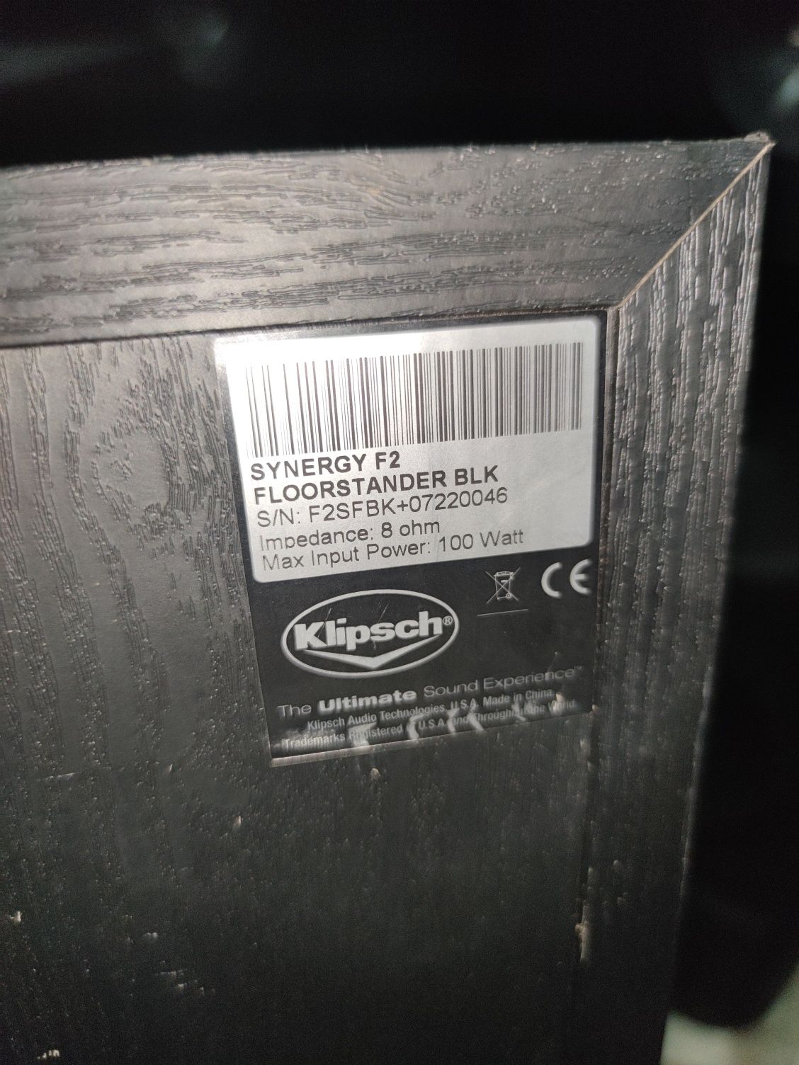 Тонколони Klipsch Synergy F2 и стерео усилвател(ресивър) NAD C326BEE