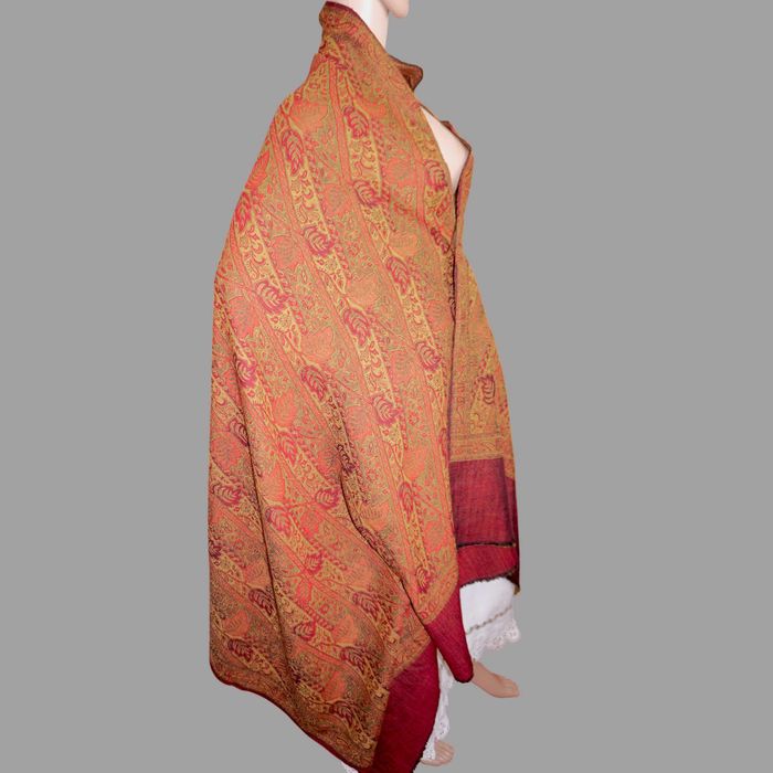 Sal mare de lana sau casmir, esarfa groasa, broboada