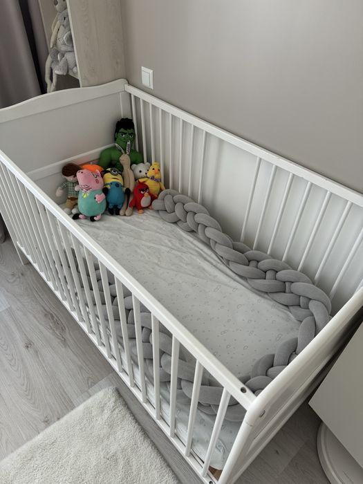 Бебешка дървенa кошара 140/70