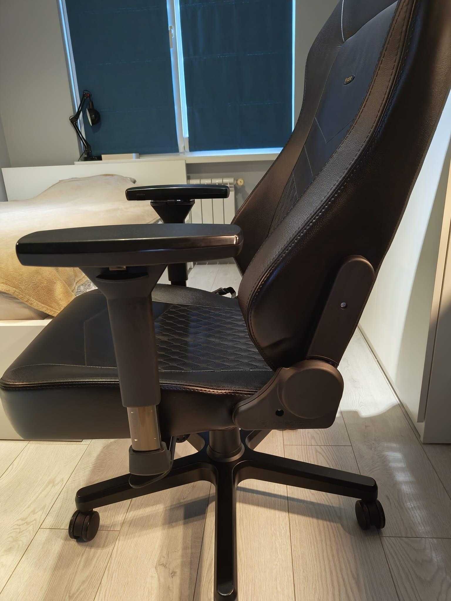 Стол Noblechairs - HERO, естествена кожа, черен