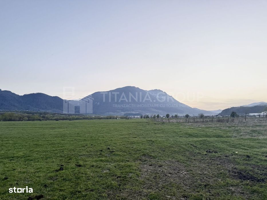 Teren intravilan, 7838 mp, cu priveliște superbă spre munți – Zărnești