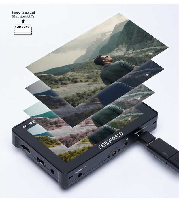 FeelWorld F5 Pro X 5.5" High-Brightness HDMI Touchscreen Monitor