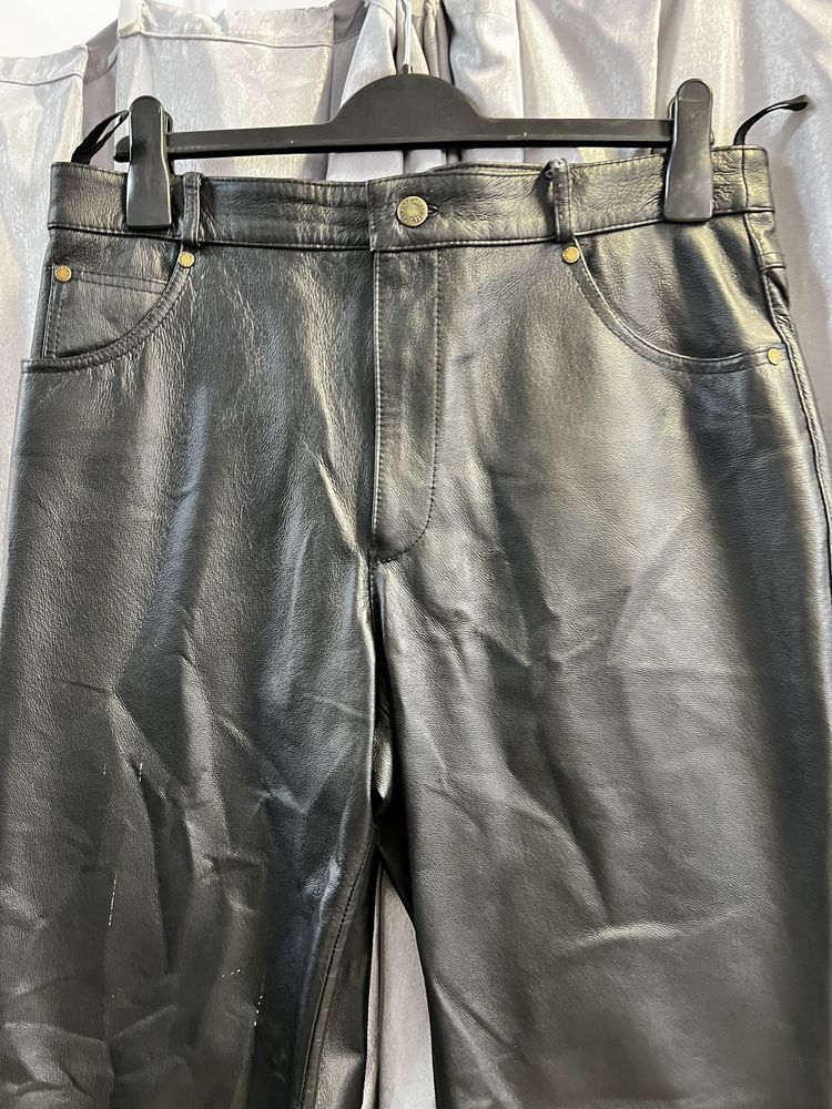 Pantaloni moto piele 50