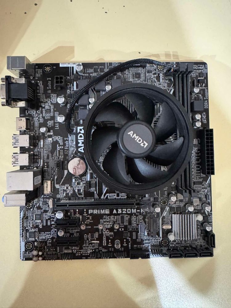Ryzen 5 3600x + Asus prime A320