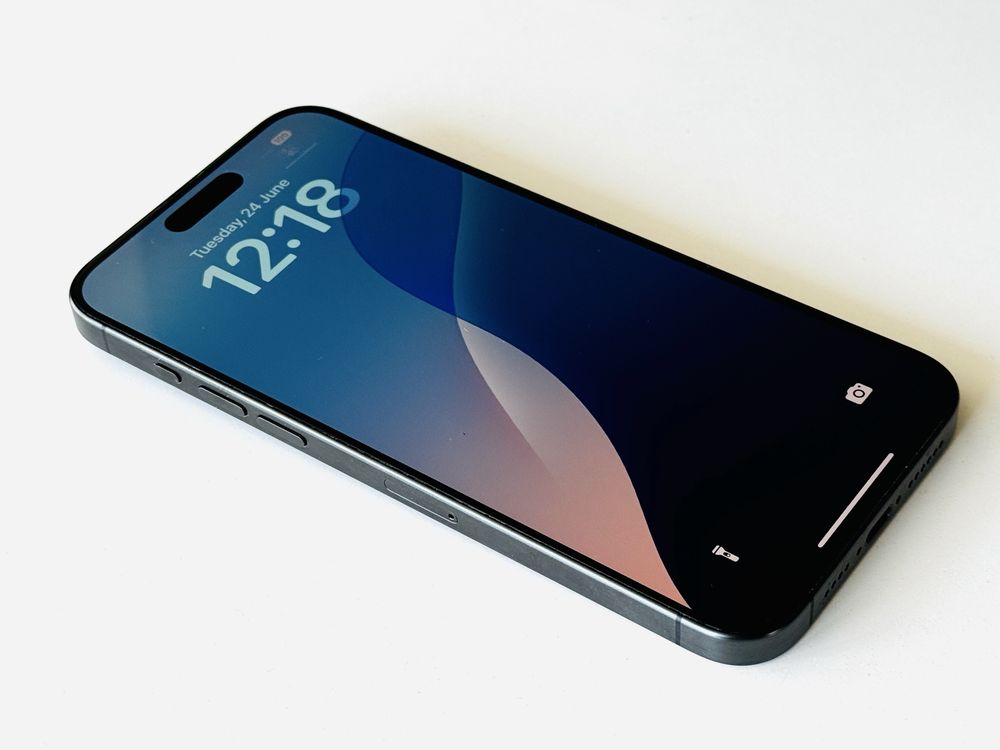 Iphone 15 Pro Max 256GB Black Titanium Гаранция 6 месеца
