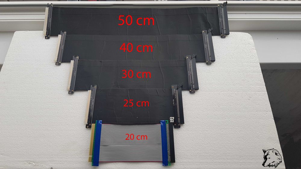 Riser PCI-e 55 cm extender pcie express x16