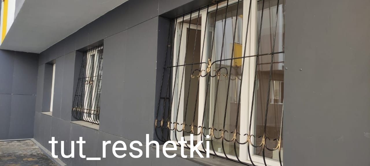 Кованные изделия Алматы, Решетки на окна сварные