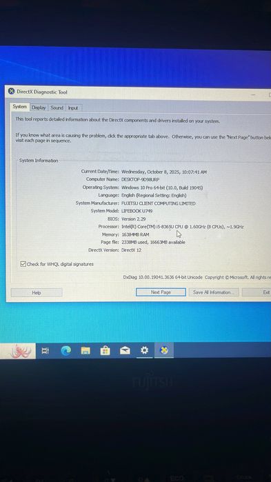 Laptopuri Fujitsu lifebook useries i5