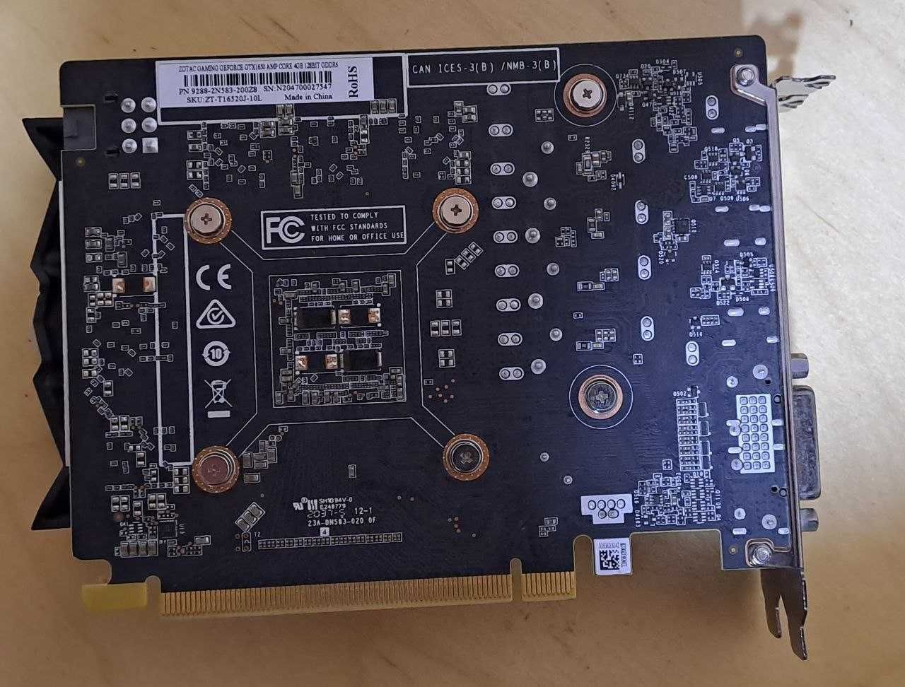 Video karta, Geforce GTX 1650 AMP CORE, 4 GB - 128 BIT, DDR6