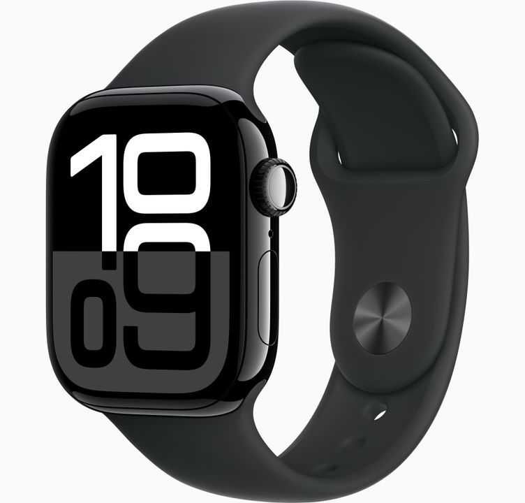НОВ! Apple Watch 10 46mm Jet Black Гаранция!
