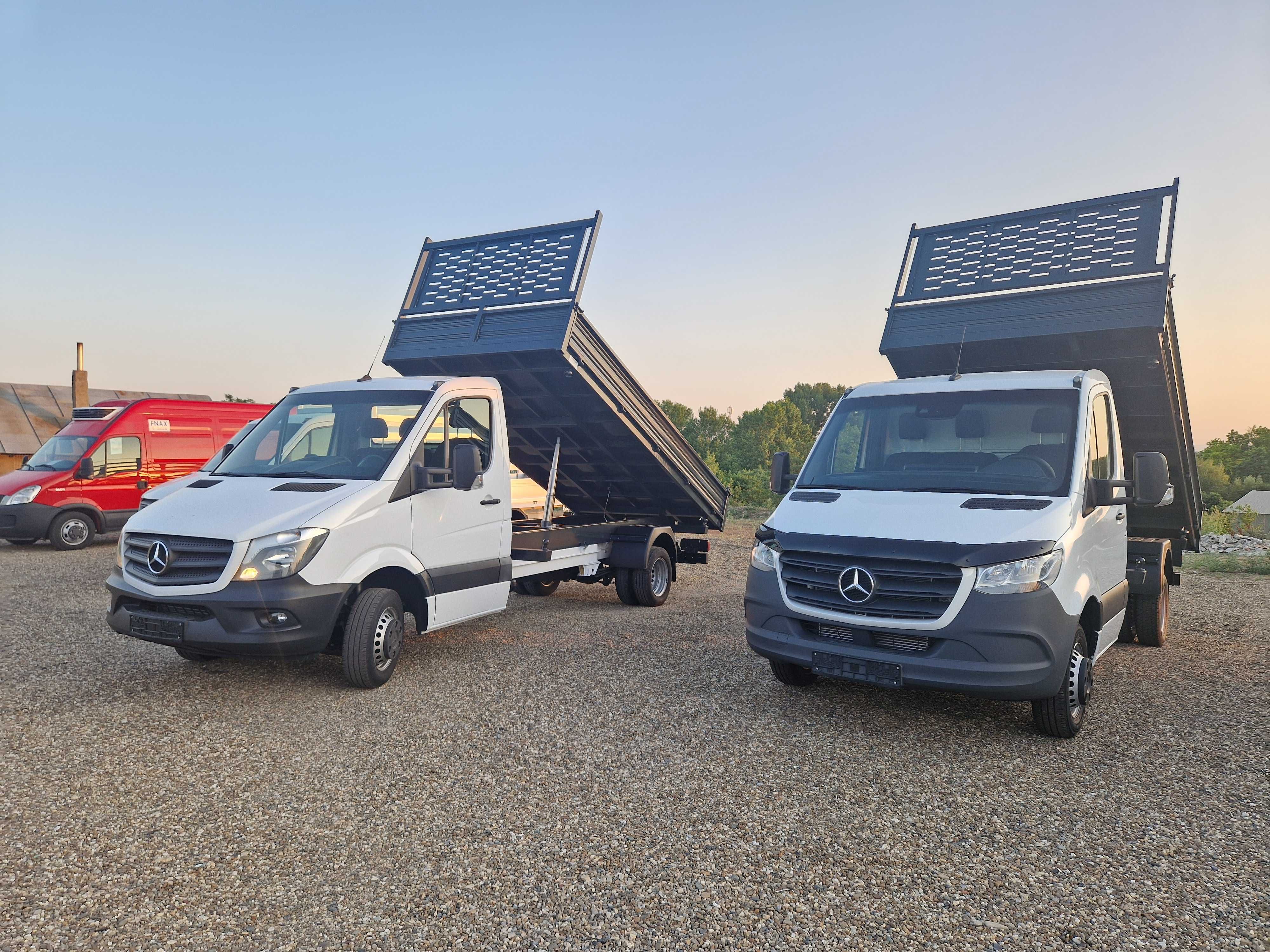 Mercedes-Benz Sprinter 416/419 Basculabil 2018 2.2CDi 160CP benă 4.30m