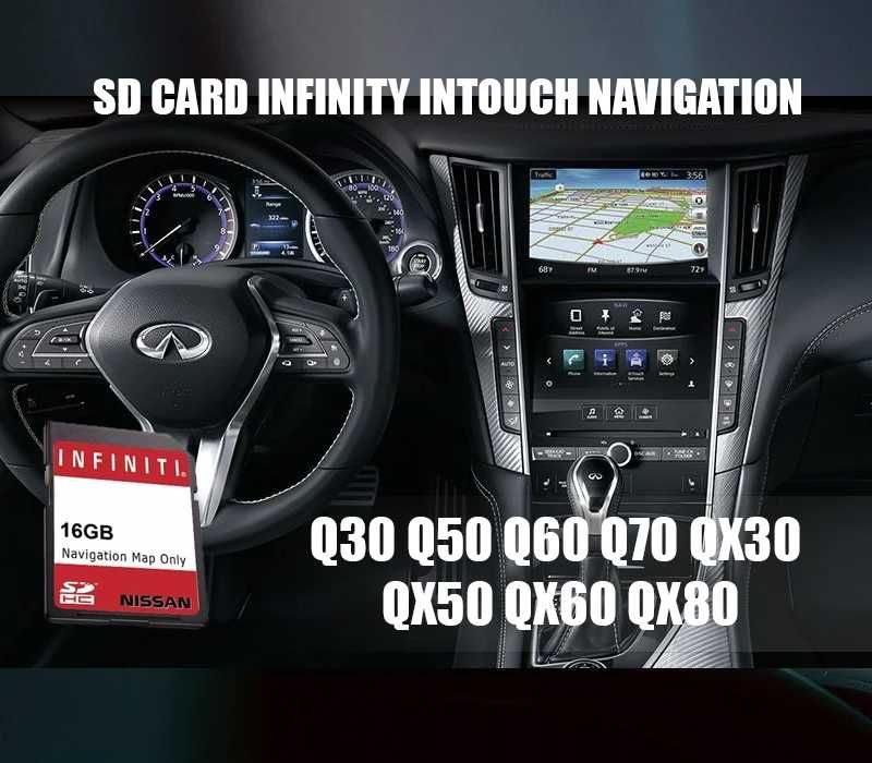 Card navigație INFINITY InTouch Q30 Q50 Q60 Q70 QX30 
QX50 QX60 QX80