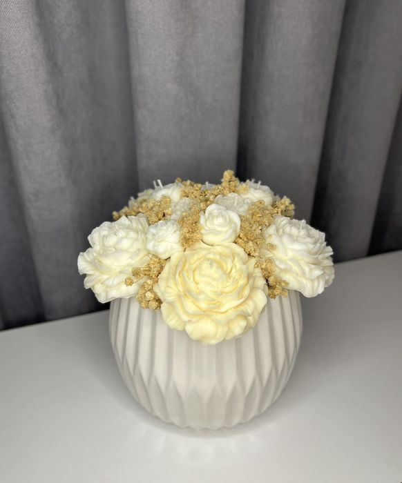 Ръчно изработени соеви букети