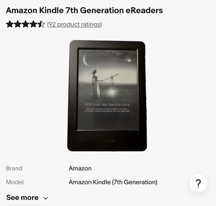 Kindle Basic (2014) - 7th gen cu carti