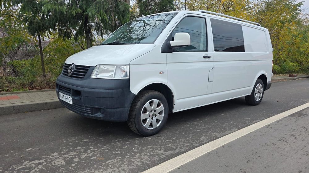 Vw Transporter T5 * An 2009 * 1.9 TDI * 105 CP * 5 Locuri Dublu cabina