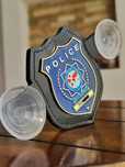 Insigna Parbriz Politie,metalica cu serie! Originala,Noua!