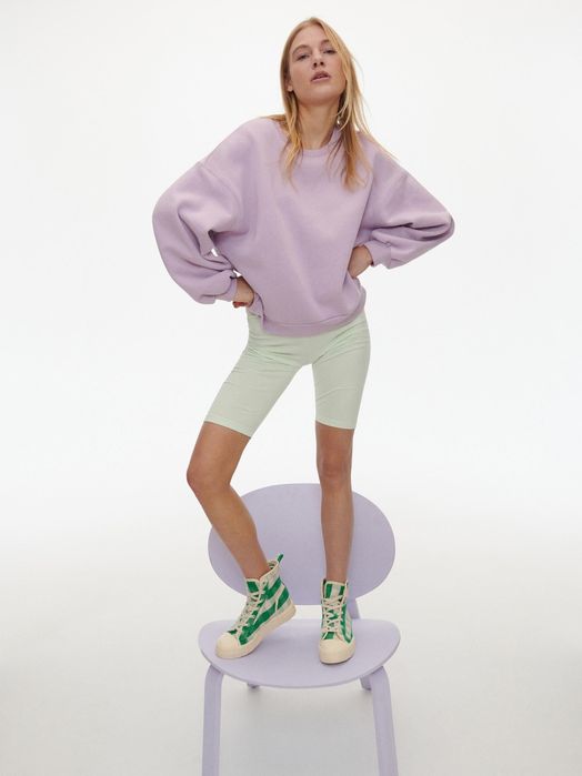 Bluza hanorac mov Reserved