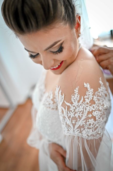 Rochie de mireasa tip A line White Lady