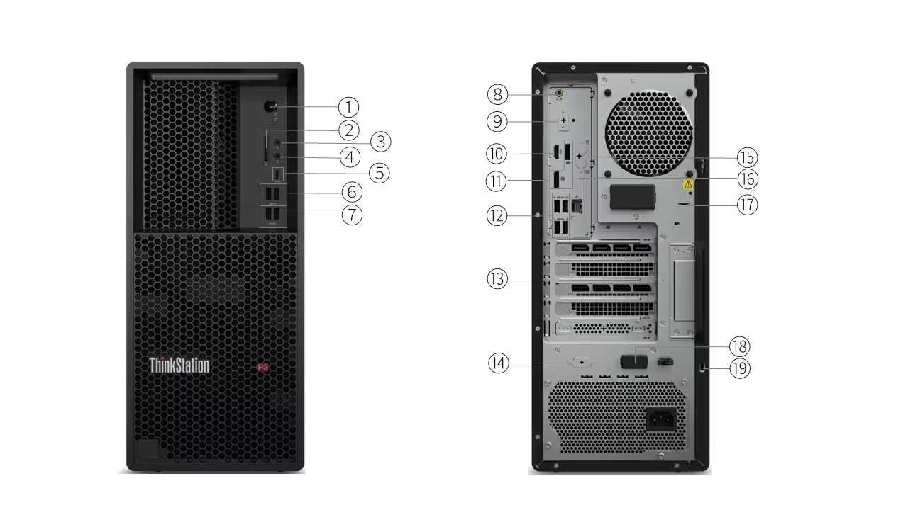Lenovo ThinkStation P3 Tower Core i9-13900K 32Gb DDR5 + 1TB T1000 8GB
