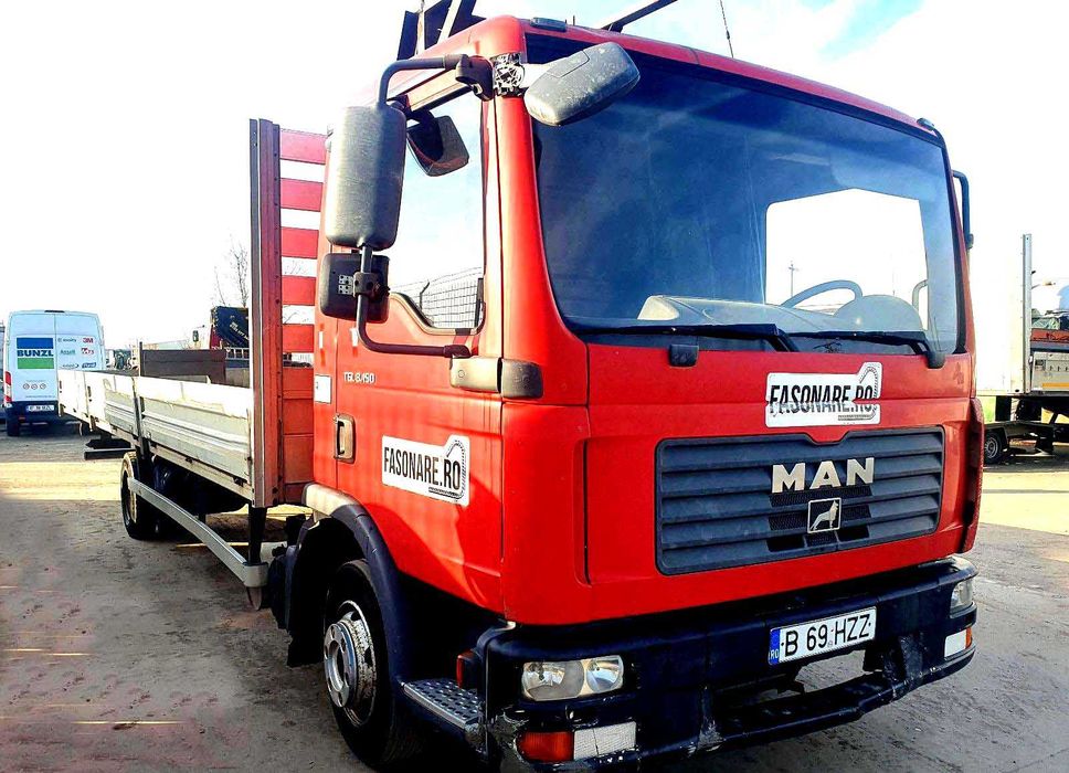 MAN TGL 8.150, platou  lungime 7 metrii, an fabricatie 2008