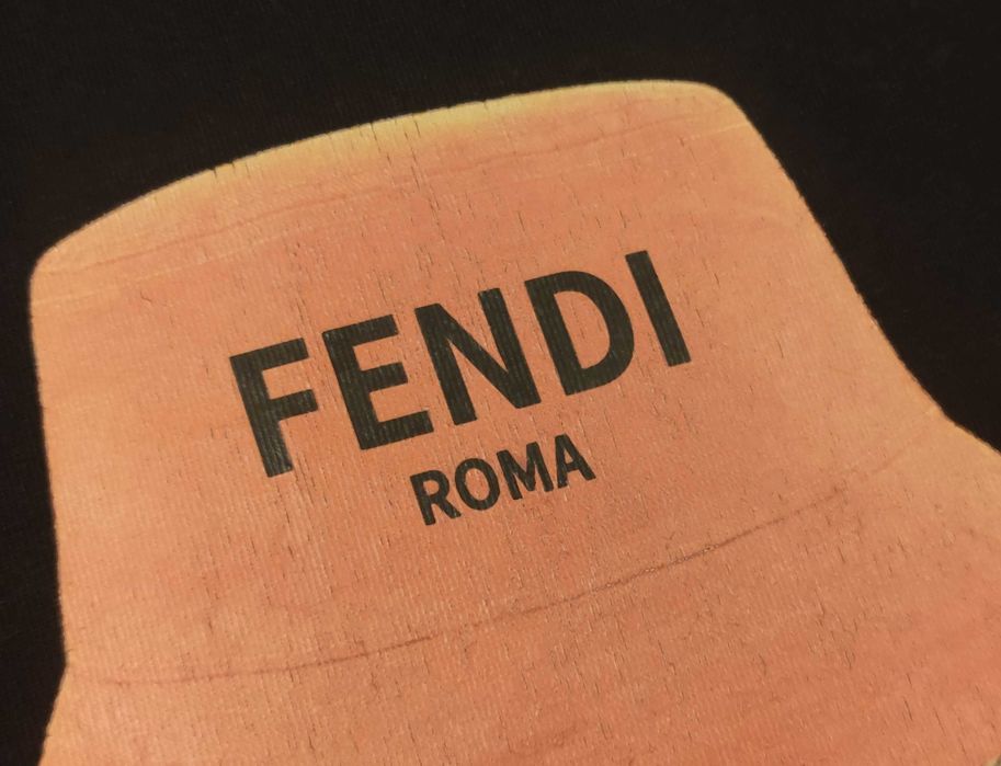 Tricou Fendi Bear Regular - Black Edition