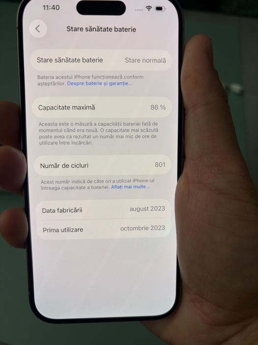 iPhone 15 Pro -128 Gb Natural Titanium