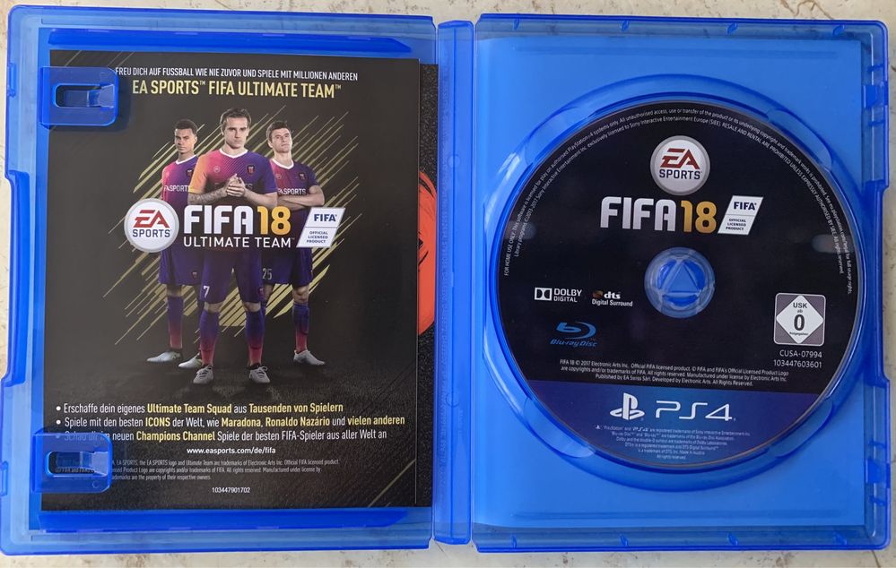 Игра за PS4  FIFA 18