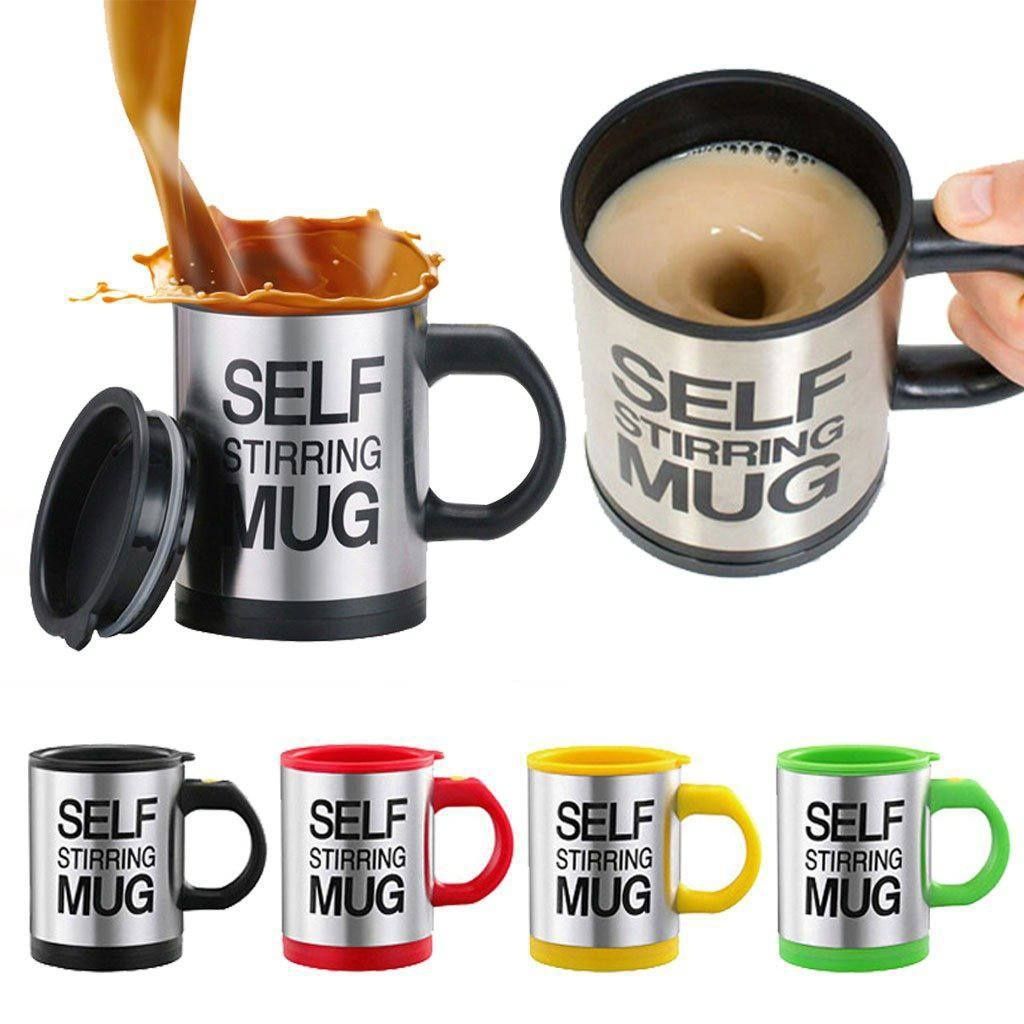 Кружка-мешалка Self Stirring Mug-O'z-o'zini aralashtirilgan krujka