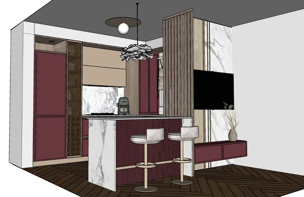 Design mobilier - bucatarii, dressing, bai
