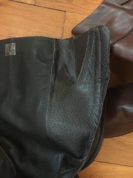 Дамски ботуши от естествена кожа