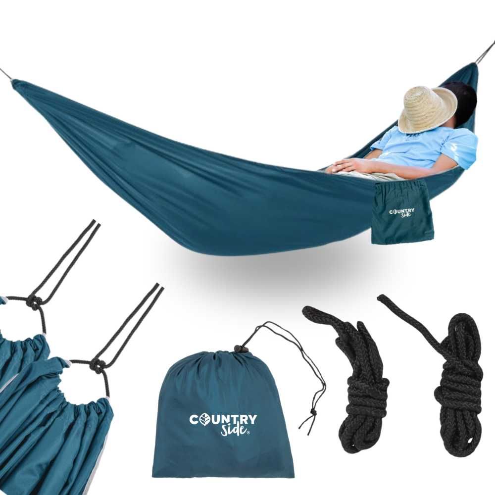 Hamac De Gardina 200x80 cm cu bara din lemn, bumbac, multicolor geantă