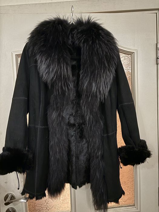 Палто лисица естествен косъм