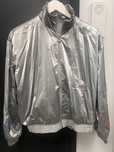 Jacheta Adidas argintie