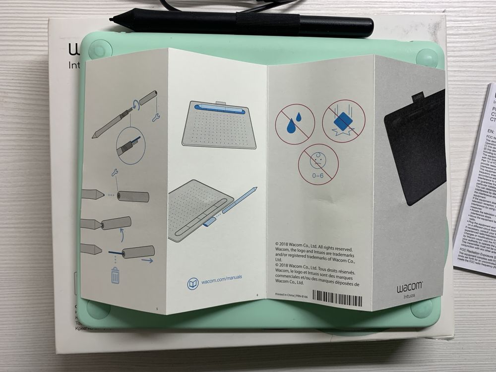 Wacom Intuos(CTL-4100WL) ,оригинальный графический планшет