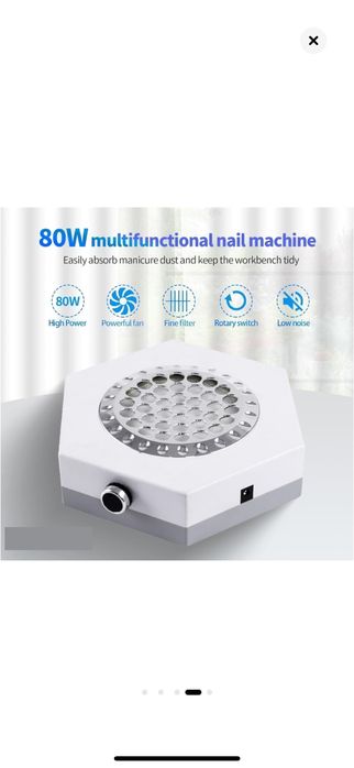 Colector /aspirator praf unghii, nou, nefolosit