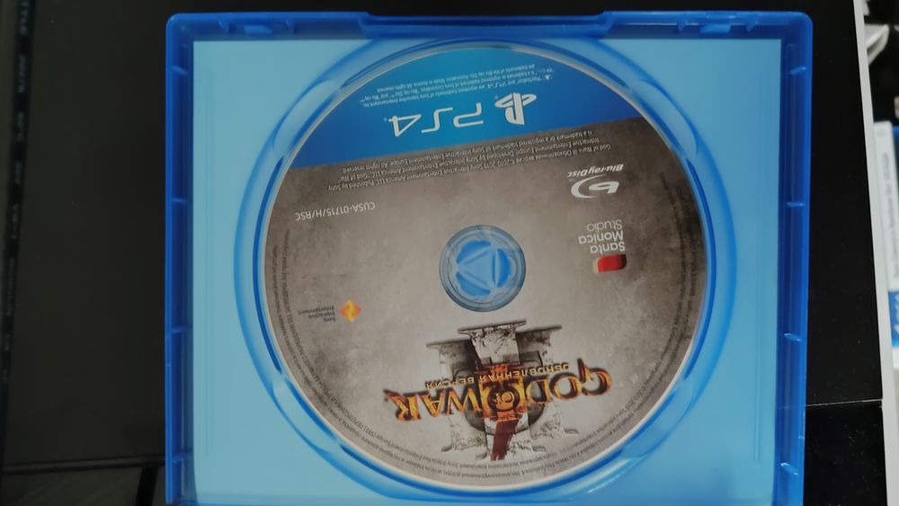 Диск ps4 god of war 3