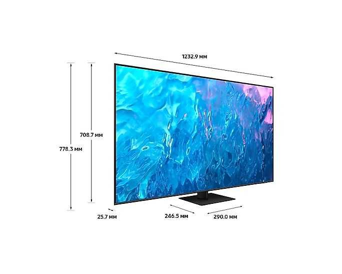 Телевизор Samsung 55" Qled UHD 4K +Доставка по городу  (10км)