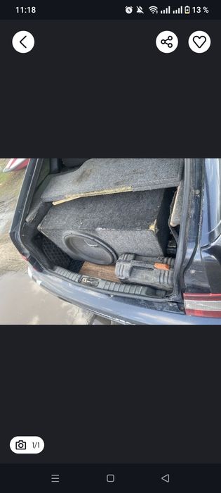 Обмен на телефон  Саб альфард Ганнибал 15 с коробом