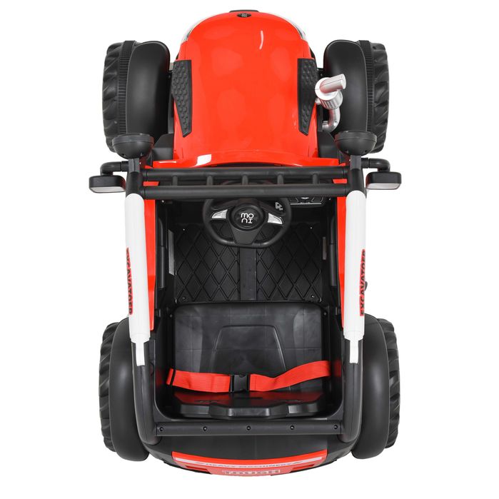 ПРОМОЦИЯ!НОВО!Акумулаторен трактор HARVEST RED с 12V,дистанционно,USB